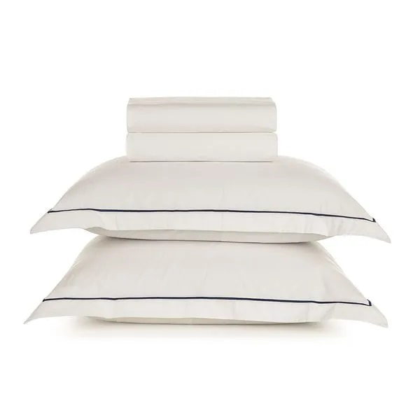 JOGO DE CAMA 4 PECAS DELIZ COR 1 BRANCOAZUL TAMANHOEMCM 24000X25000 RETANGULAR QUEEN COMPOSICAO 100 ALGODAO 1 QUALIDADE