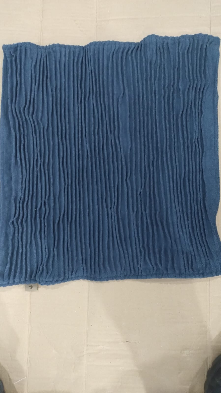 M21 CAPA ALMOFADA ARTESANAL LISTRAS AZUL 50X50