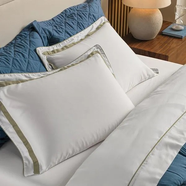 JOGO DE CAMA 4 PECAS LARA COR 1 BRANCOBEGE TAMANHOEMCM 24000X26000 RETANGULAR QUEEN COMPOSICAO 100 ALGODAO 1 QUALIDADE 1