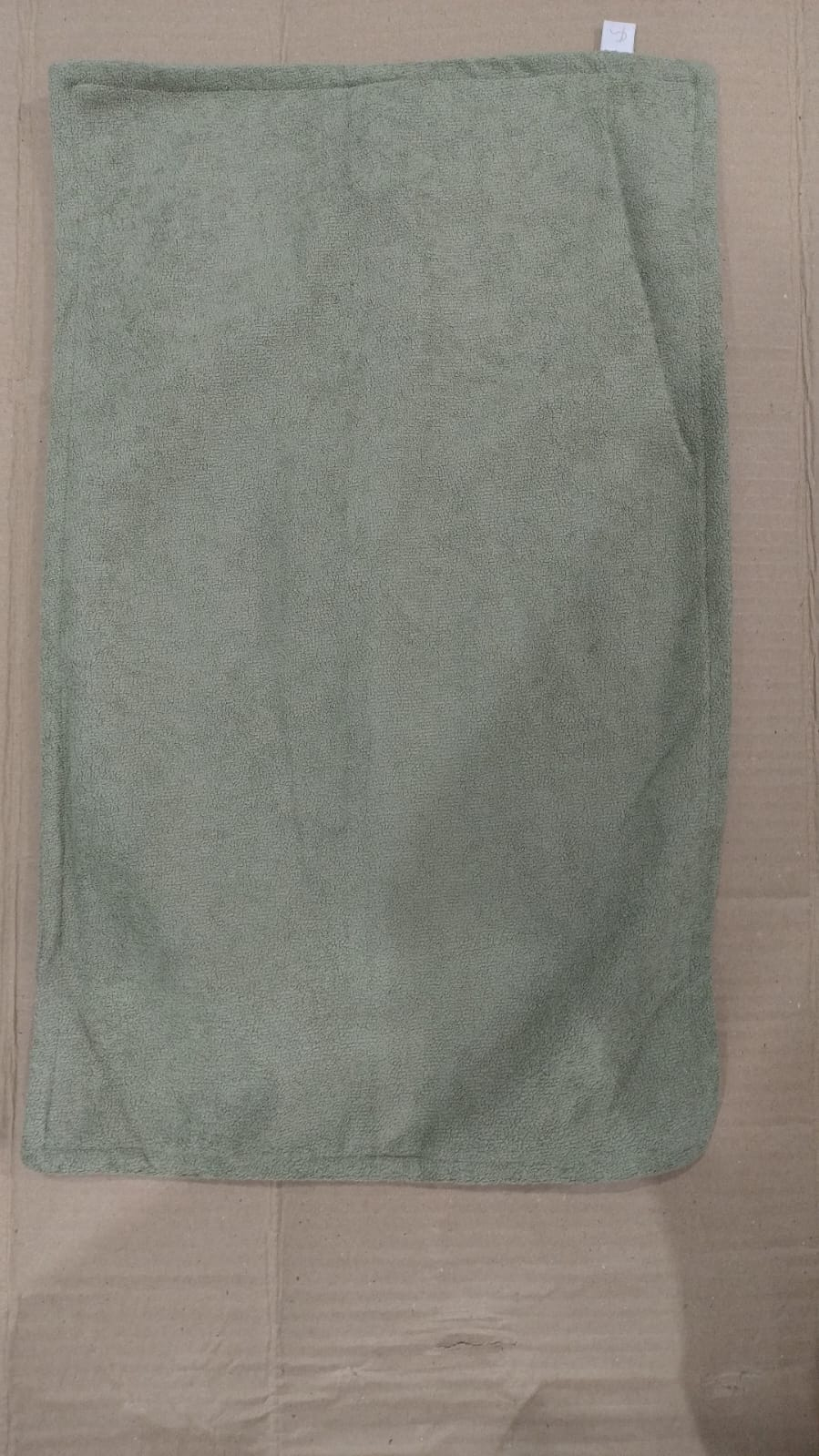 IB27 CAPA ALMOFADA BOUCLE FRANCESA OLIVA 50X50