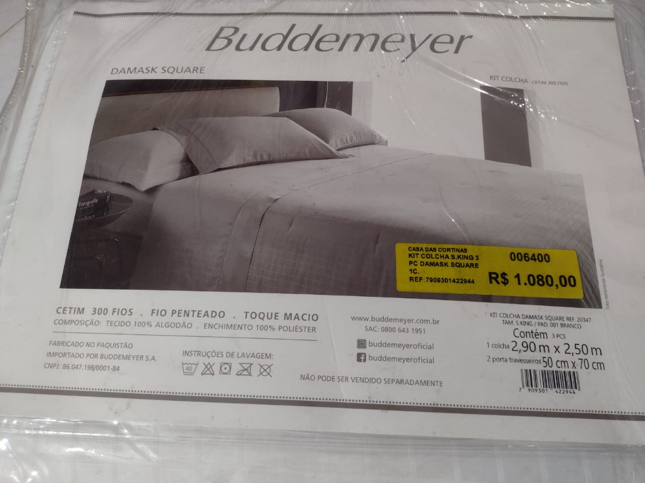 KIT COLCHA QUEEN 3 PC BUD COLORS MICROMATELASSE 260/250 2C.50/70 AZUL