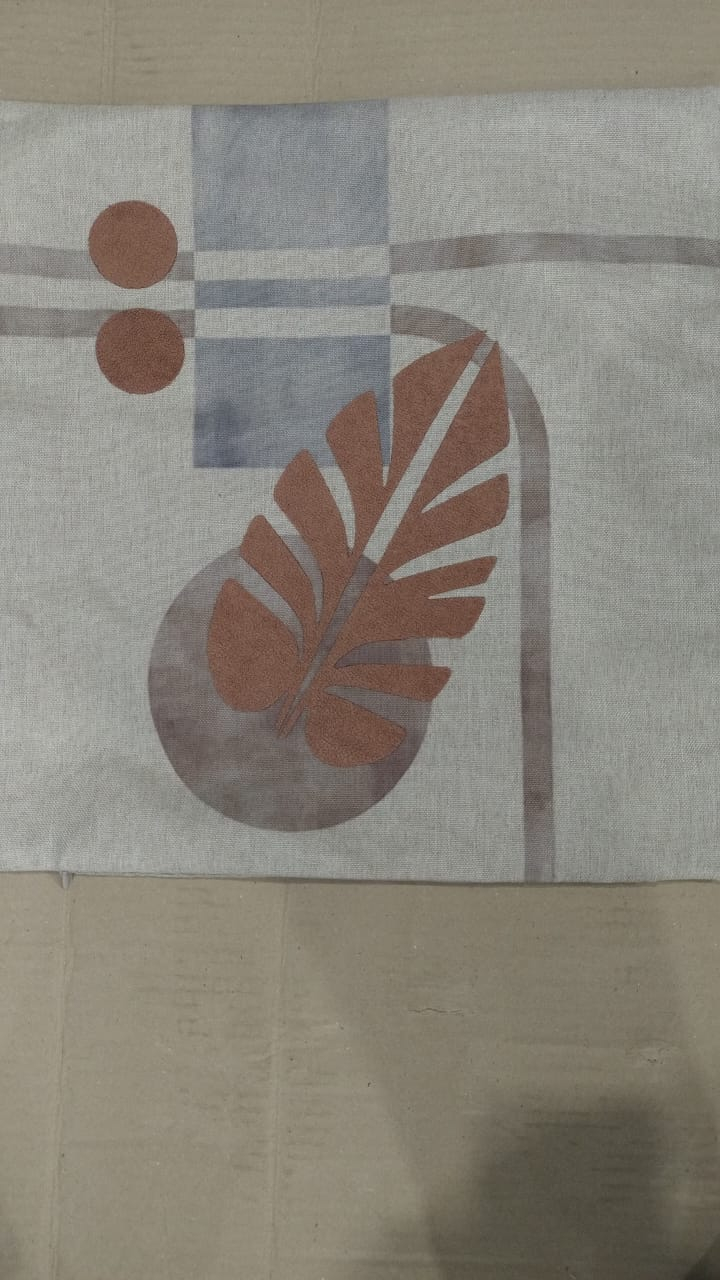 C34 CAPA ALMOFADA ORGANICA 3B 43X43 MARROM