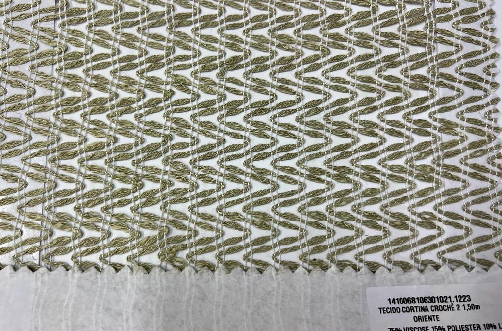 TECIDO CORTINA CROCHE 2 1.50M/ORIENTE MARCA: VOGUE CONCEPT