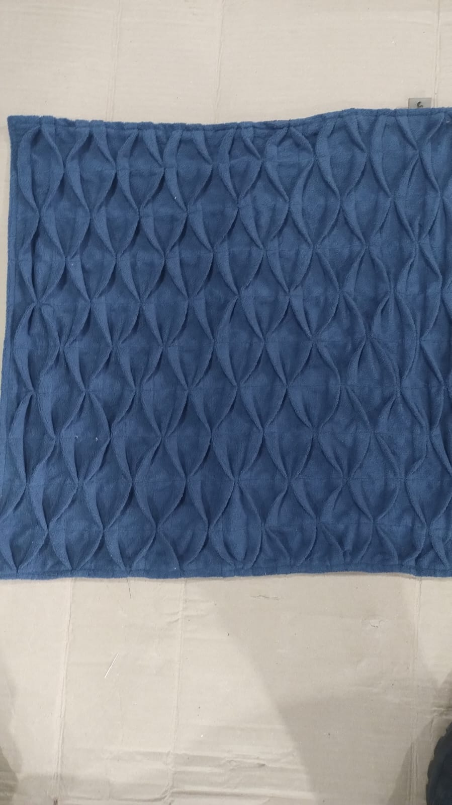 M23 CAPA ALMOFADA ARTESANAL COMEIA AZUL 50X50