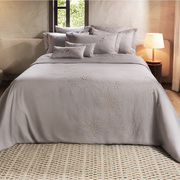 2,80M X 2,60M-JOGO CAMA 4PC LIS - CINZA BOHO