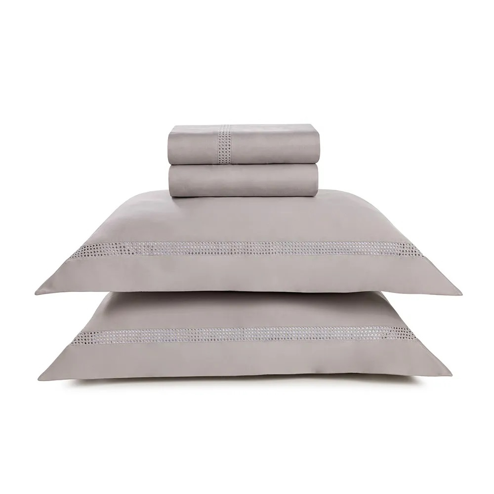 JOGO DE CAMA 4 PECAS MARCONI MARMOPLATINO TAMANHOEMCM 28000X28000 QUADRADO KING COMPOSICAO 100 ALGODAO 1 QUALIDADE 113 G