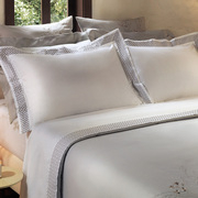2,50M X 2,60M-JOGO CAMA 4PC MINIMAL - BRANCO
