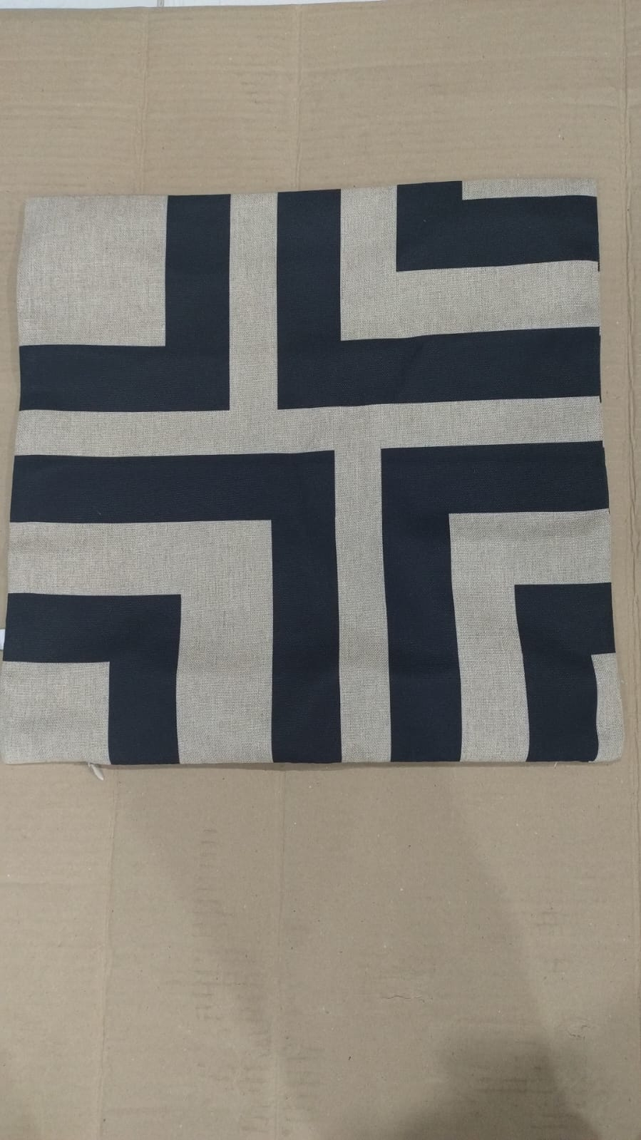 S127 CAPA ALMOFADA LINHO SAT 43X43