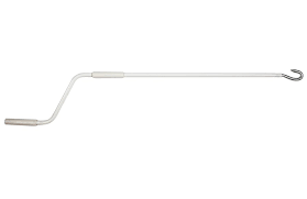 HASTE MANIVELA BRANCO 1,50 AT000014B