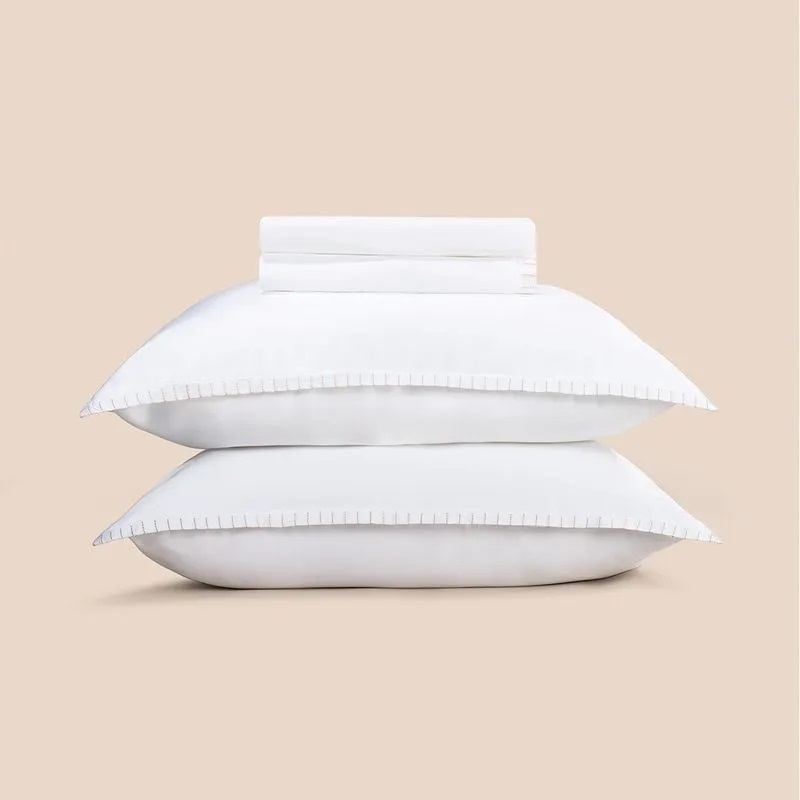 2,50M X 2,60M-JOGO CAMA 4PC SINGULAR - BRANCO