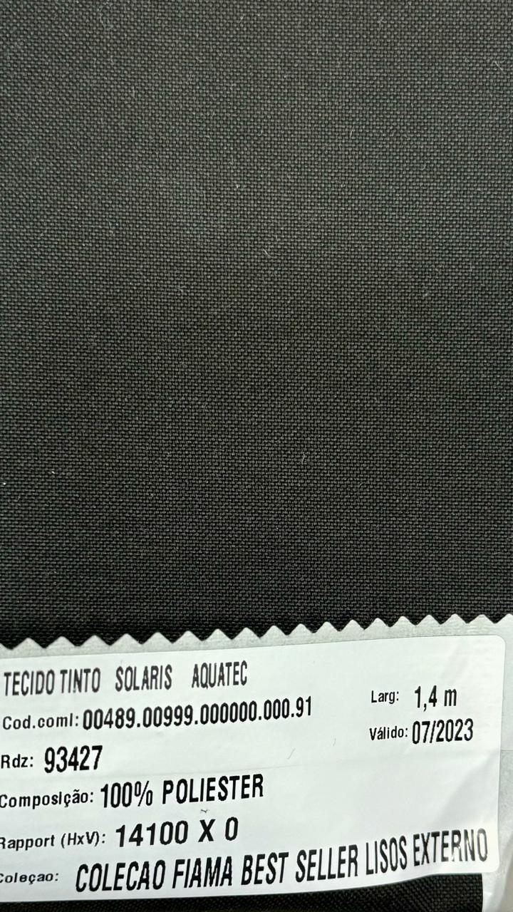 TECIDO TINTO SOLARIS AQUATEC 93427 PRETO