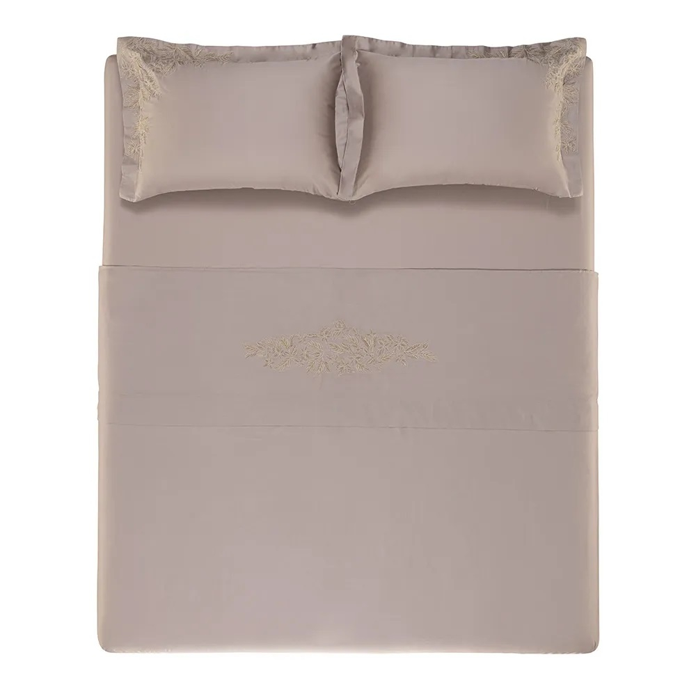 JOGO DE CAMA LIMONATA MACADAMIA TAMANHOEMCM 28000X26000 KING RETANGULAR COMPOSICAO 100 ALGODAO 1 QUALIDADE (OUTRAS ROUPA